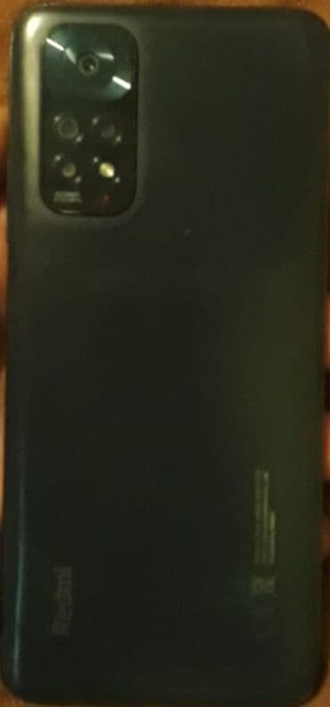 iphone 13 qutu: Redmi 11, 128 GB, rəng - Qara, Barmaq izi — 2