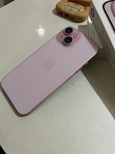 tecno telefon: IPhone 15, 128 GB, Çəhrayı, Face ID — 8