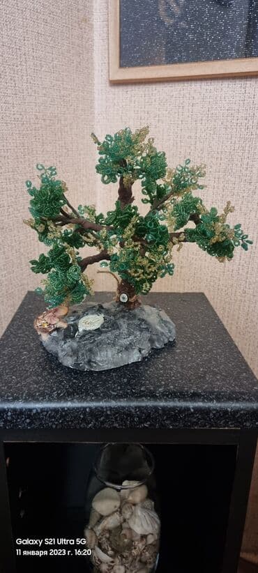 süni ağac: Денежное дерева сзделана своими руками — 2