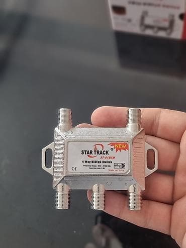 switch 2: STAR TRACK ST-41NEW 4-Way DiSEqC Switch - 4 giriş, 1 çıxış: eyni — 2