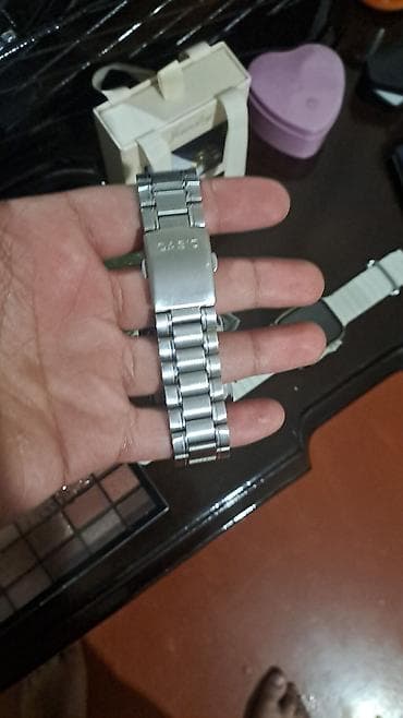 vozol 6 k: CASIO kvadrat korpuslu klassik qol saatı - Korpus: paslanmayan polad — 2