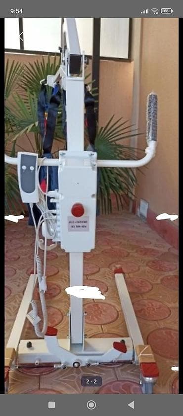 Elektromexanik xəstə qaldırıcı (patient lift) - Evdə və tibbi