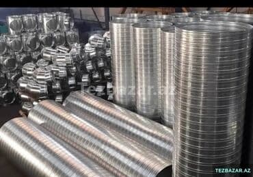 restoran avadanliq: Elastik hava borusu havalandırma sistemlərində hava axınını — 3