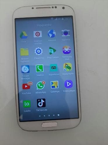 Компьютеры, ноутбуки и планшеты: Samsung Galaxy S4, цвет - Белый, Кнопочный, Сенсорный — 3