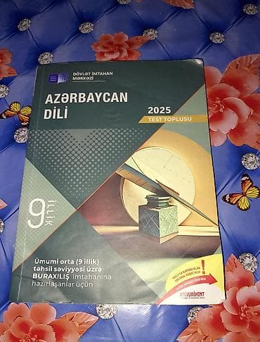 tarix test: Məhsul: “Azərbaycan dili 2025 – Test Toplusu” (Dövlət İmtahan Mərkəzi) — 1