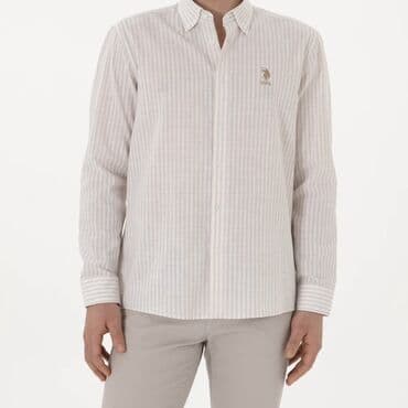 Köynəklər: Köynək, U.S. Polo Assn, XL (EU 42), rəng - Ağ