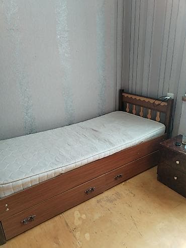 Çarpayılar: Təknəfərlik çarpayı, Matras ilə, Siyirməsiz — 7