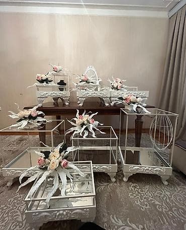 Xonca Xonça kirayesi Zərif toy/nişan bəzək və sərgi dəstləri -