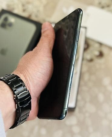 iphone 12 pro 2 ci el: IPhone 11 Pro Max, 64 GB, Matte Midnight Green, Simsiz şarj, Face ID, Sənədlərlə — 6
