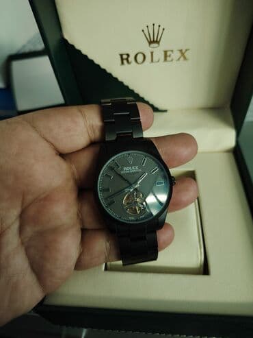 omega qol saatı: Qol saatı, Rolex, rəng - Qara — 1