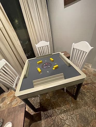 oyun pc: Avtomatik Okey masası – Gletus - 4 nəfərlik kvadrat oyun masası, okey — 6