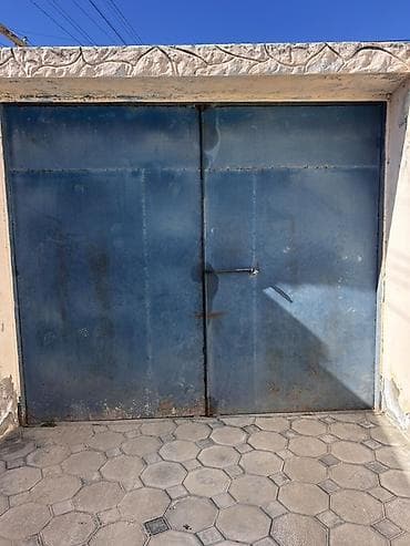 qar kuresi: Dəmir Həyət darvazası, Yana açılan, Mexaniki, rəng - Mavi — 8