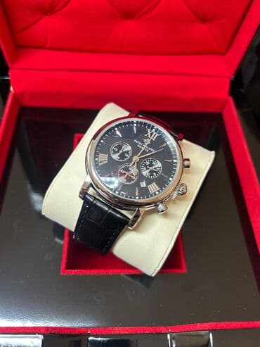 saat gumuş: Yeni, Qol saatı, Patek Phillipe, rəng - Qara — 2