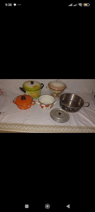 taxta gul qablari: Nahar dəsti, rəng - Göy, Farfor — 3