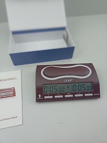 Şahmatlar: LEAP PQ9903A elektron şahmat saatı - İki tərəfli böyük LCD ekran: hər — 3