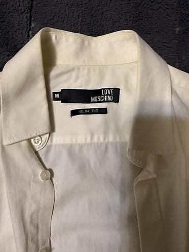 ag koynek: Köynək, Moschino, M, rəng - Ağ — 2