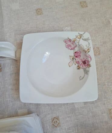 детские глубокие тарелки: Тарелки, Набор из 6 шт., цвет - Белый, Фарфор, Турция — 5