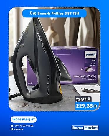 Ütü Buxarlı Philips DST-7511 - Güc: 3200 W – sürətli isinmə və yüksək lalafo.az -da Ütü Buxarlı Philips DST-7511 - Güc: 3200 W – sürətli isinmə və yüksək