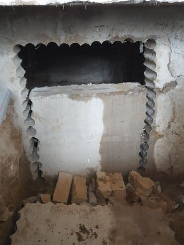 ремонт пластиковых окон: Beton kesimi deşilmesi kesintisi sökintisi borularin deşiklerin — 1
