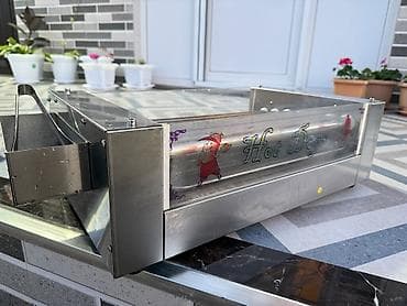 coffe aparatı: Hotdoq Aparatı 0 faza Yarım saata 20 ədəd hazırlamaq olur.Qiymet 250 — 3
