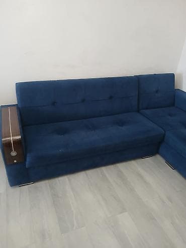 perla mebel divan: Künc divan, İşlənmiş, Açılan, Bazalı, Vеlur parça, Çatdırılma yoxdur — 2