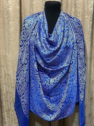 hicab geyimler: Paisley naxışlı geniş şal/şarf ipək, 70*180 ölçü - Rənglər: çəhrayı — 2