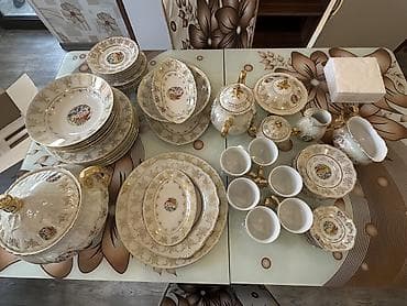 Nahar dəsti, rəng - Qızılı, Farfor lalafo.az -da Nahar dəsti, rəng - Qızılı, Farfor