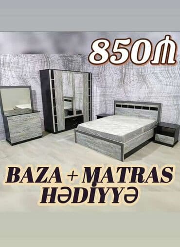 трюмо: İkinəfərlik çarpayı, Termo, Dolab, 2 tumba, Azərbaycan, Yeni — 1