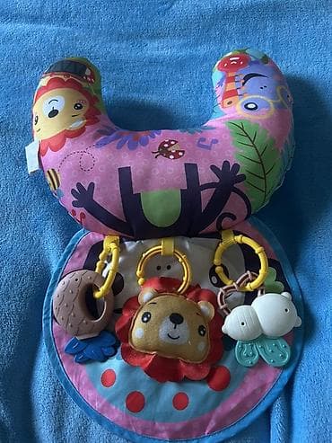 oyuncaq gitara: Körpələr üçün tummy time/U formalı dəstək yastığı və inkişafetdirici — 1