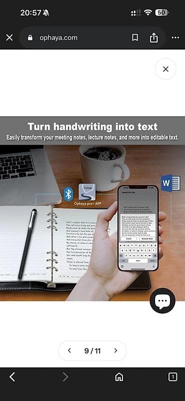 karandaşlar: Ophaya Smart Pen Writing Set – ağıllı yazı və rəqəmsallaşdırma dəsti — 8