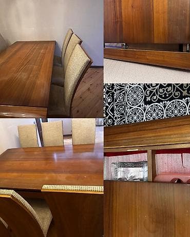 Masa desti satilir 330azn. 6 oturacagi var. Turkiye istehsali