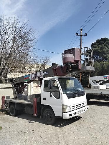 sebet masin: Isuzu üzərində quraşdırılmış səbətli avtokran Yüksəkdə təhlükəsiz və — 2