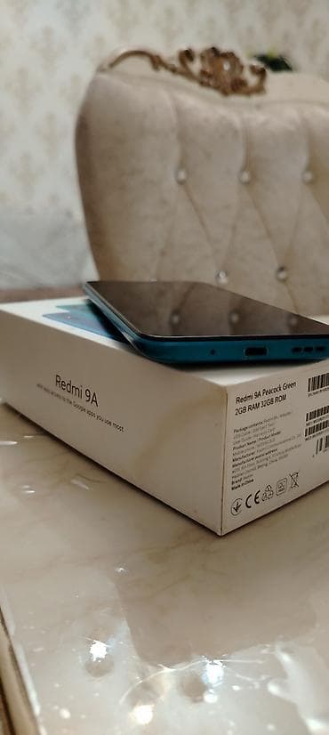 Redmi 9A, 32 ГБ, цвет - Зеленый, Две SIM карты — 2