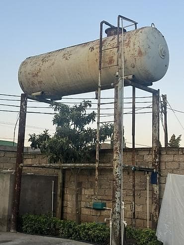 Bak, Metal, 10000 l l, İşlənmiş, Ünvandan götürmə