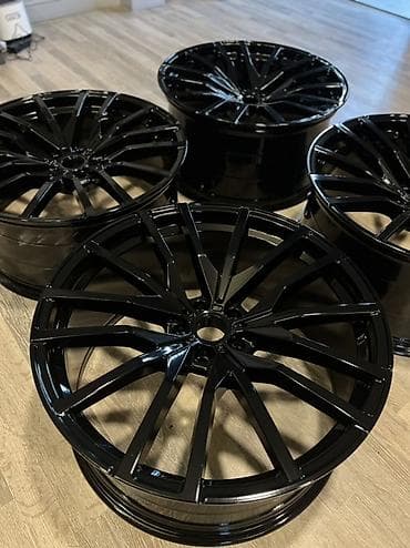 bmw ucun disklər: Qara parlaq R22 disklər yeni ☑️ — 2