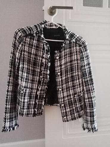 sumqayitda jaket: Zara Basic Collection qadın jaketi olcu xs,s. chanel terzinde tvid — 1