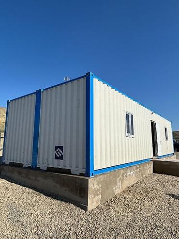 konteyner 40 tonluq: Konteynerdən yığma modul otaq/office - 2 və 3 ədəd 40 fut (High Cube — 3