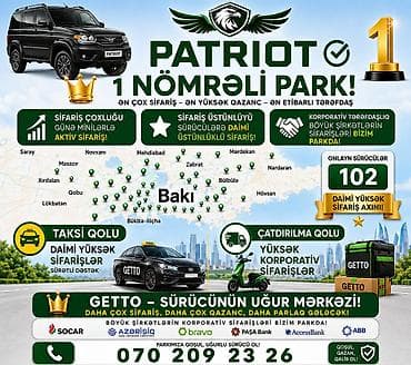 Pulsuz: GettoParkdan Ve PatriotParkdan Salam🤝 *BOLT çatdırılma🚕*Hazırda — 1