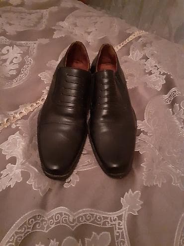 şəffaf ayaqqabilar: Gencede satilir deri ayaqabi Moskvadan alinib yenidir — 2