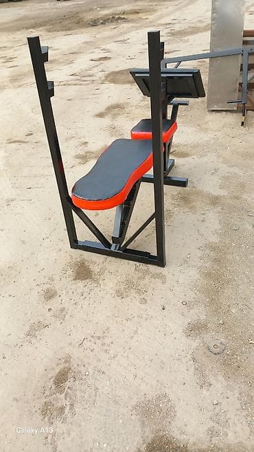 dirəklər: Çoxfunksiyalı ştanq skamyası və preacher curl (biceps üçün “Skott” — 2