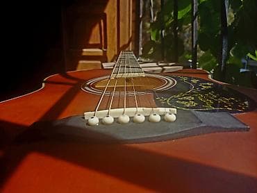 rock gitara: Akustik gitara, 6 sim, İşlənmiş, Pulsuz çatdırılma — 2