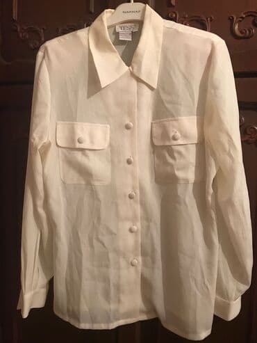 ag koynekler qadin ucun: Teze xaricden getirilmish “TESS” firmasinin M - razmerinde bluzu — 1