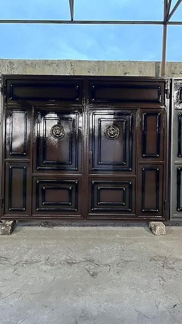 Дворовые ворота: Новый Железо Дворовые ворота, 260 м, Механические, цвет - Коричневый, Нет кредита — 1