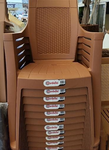 Bağ, çöl oturacaqları: Yeni, Sadə stul, Plastik, Türkiyə — 1