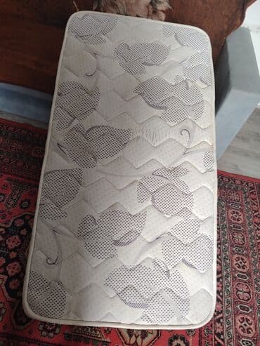 ватный матрас детский: Для девочки и мальчика, Новый, Четырехугольная, Колыбель, С матрасом, Без механизма качания — 4