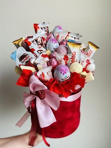 Şirin hədiyyə qutuları – plyuş oyuncaq + şirniyyat seçimi İstədiyiniz — 7