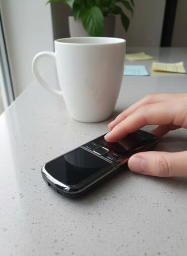 Nokia 8, rəng - Qara, Düyməli lalafo.az -da Nokia 8, rəng - Qara, Düyməli