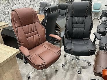 mebel satilir: Yeni, Təkərli, Qolları tənzimlənir, Dəri — 1