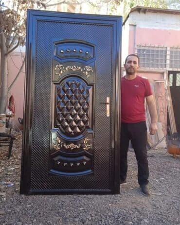 kreditle demir qapilar: Yeni Giriş qapısı Zəmanətli, Ödənişli quraşdırma, Ödənişli çatdırılma, Rayonlara çatdırılma — 2