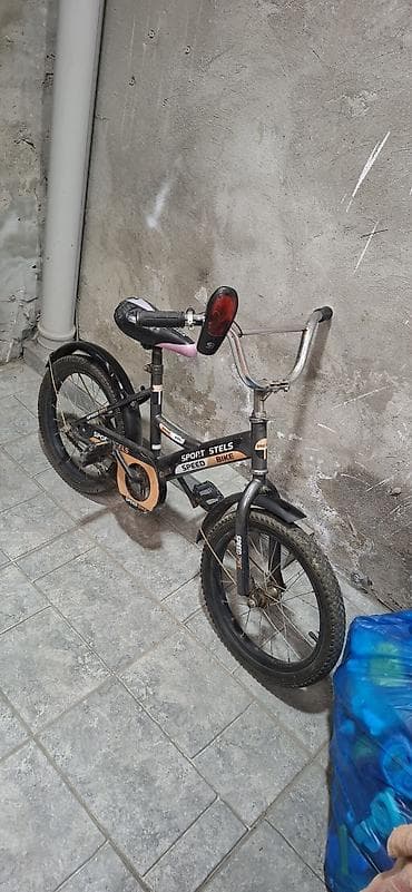 Velosipedlər: İşlənmiş İki təkərli Uşaq velosipedi Stels, 16", sürətlərin sayı: 1 — 2